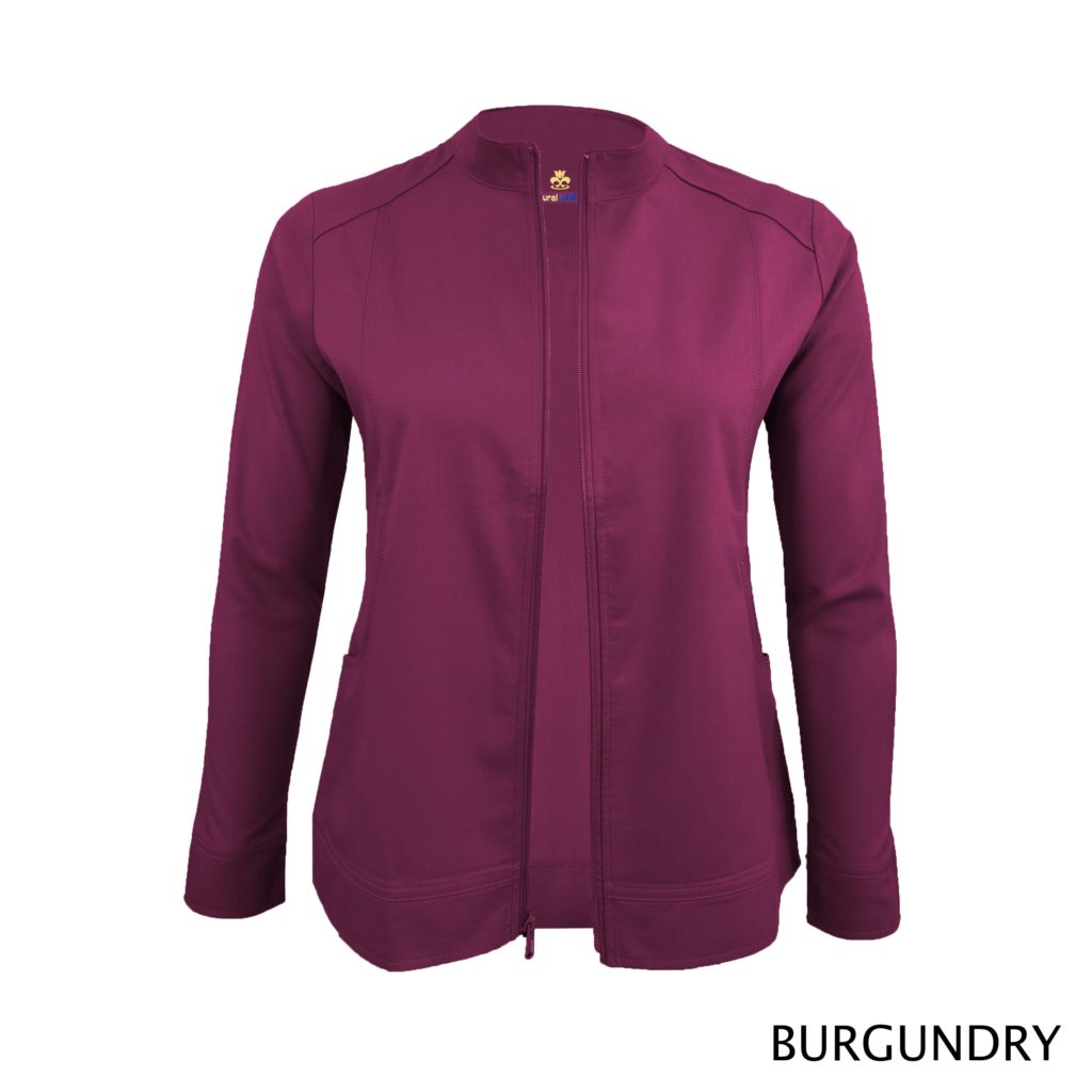 Stretch Front Zip Warm-Up Scrub Jacket