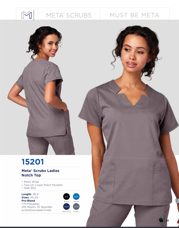 Scrubs blouse