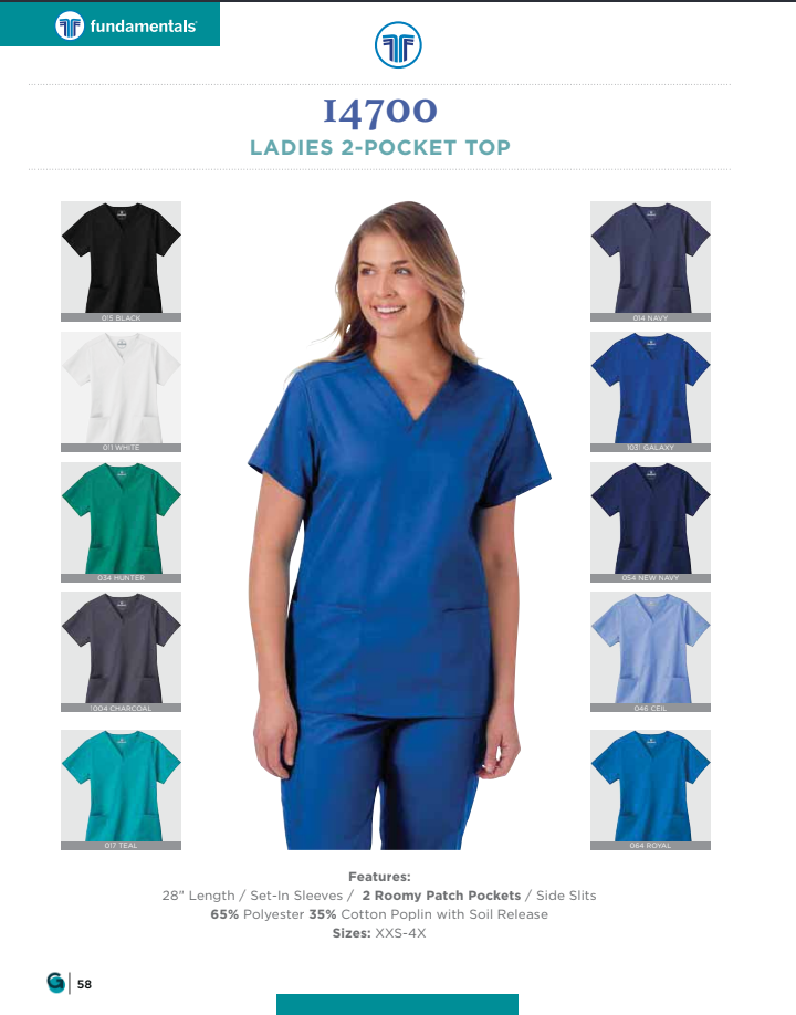 Scrubs blouse